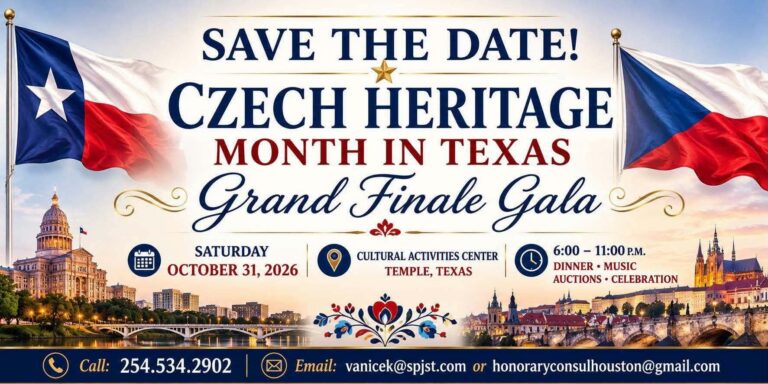 CZECH HERITAGE (MONTH IN TEXAS)-GrandFinaleGala /31.10.2026 Temple *TEXAS*